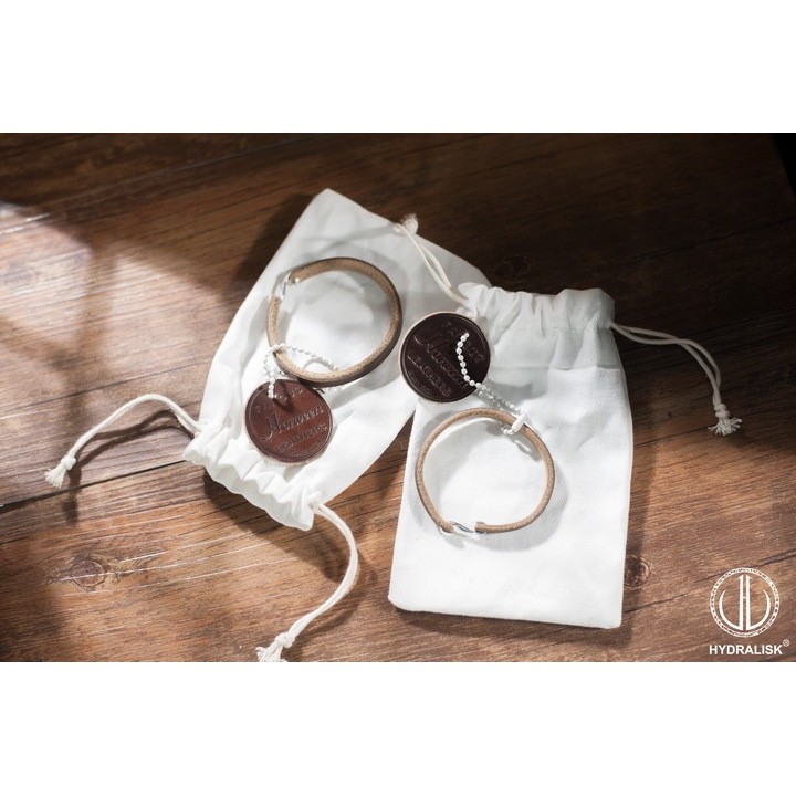 HDK (Haijue) HORWEEN สร้อยข้อมือหนังเงิน 925 GOROS