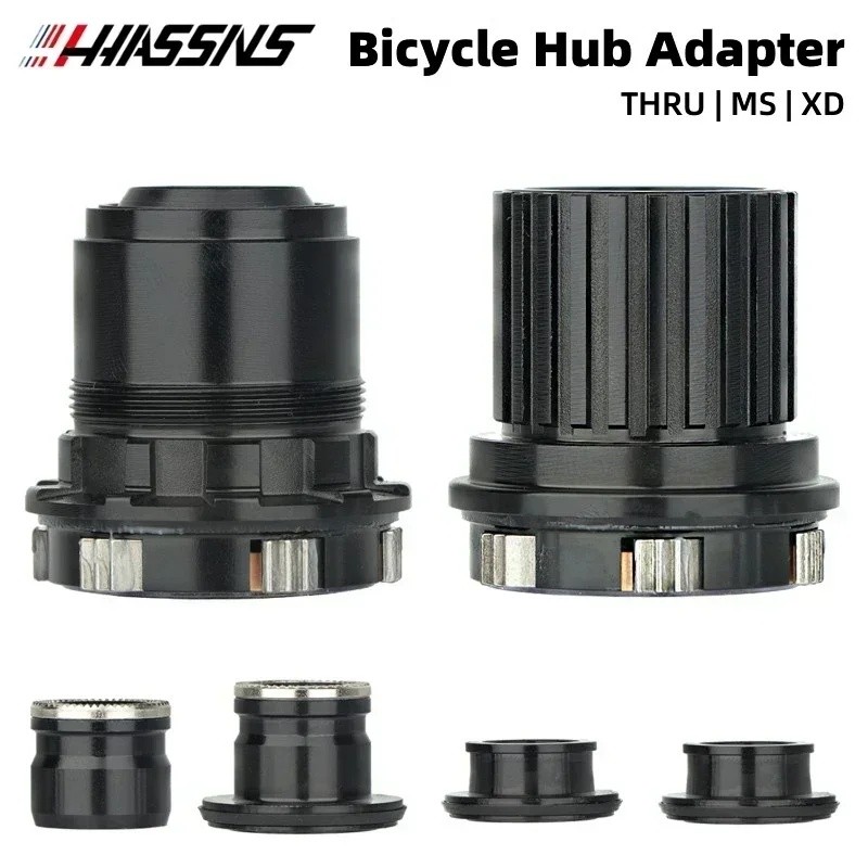 HASSNS PRO7 อะแดปเตอร์ฮับจักรยาน HG/XD/MS ดุมจักรยานไดรฟ์ QR/THRU Endcap สําหรับ 135X10 142X12 อุปกร