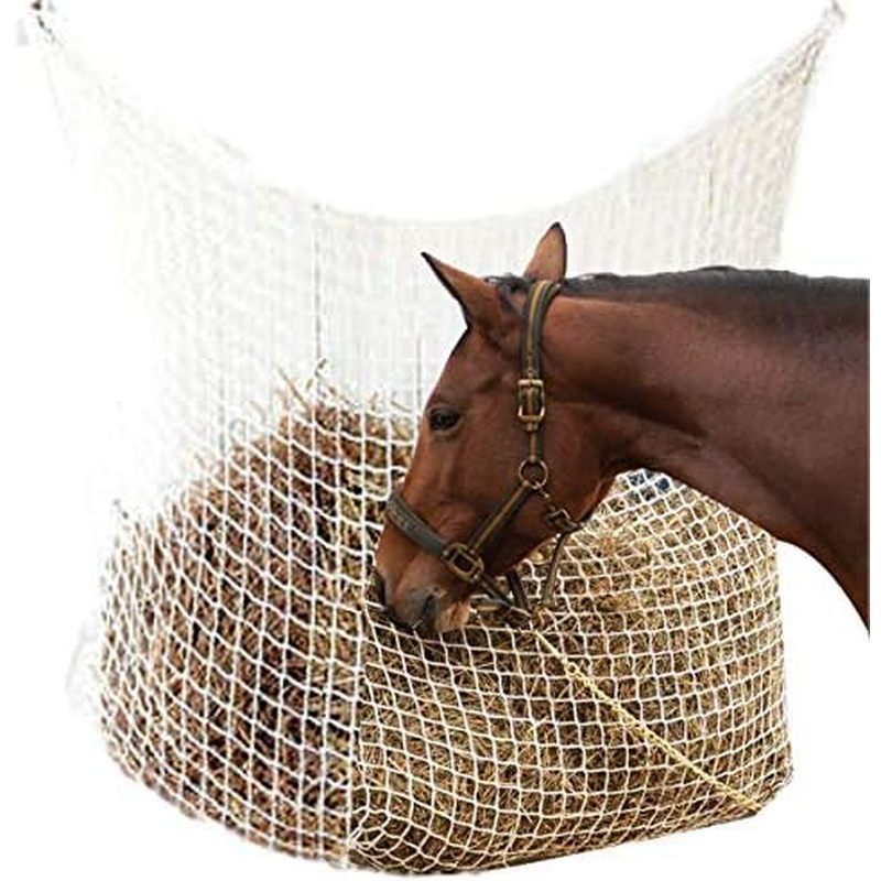 Hay Net Slow Feed Bag สําหรับ Horse Feeder Full Day Feeding Grazing ขนาดใหญ่พิเศษ (63"x40")