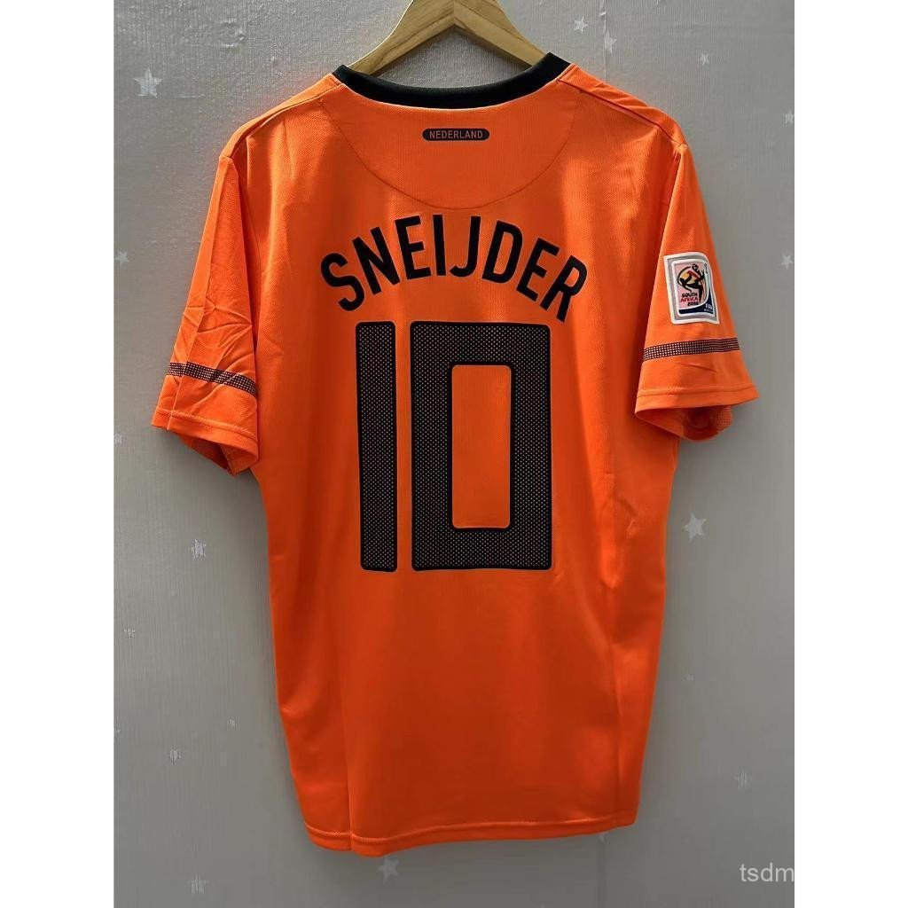 2010 เกมฤดูกาล Holland ทีม Snyder คุณภาพสูง Retro Home Jersey #10 WQAC