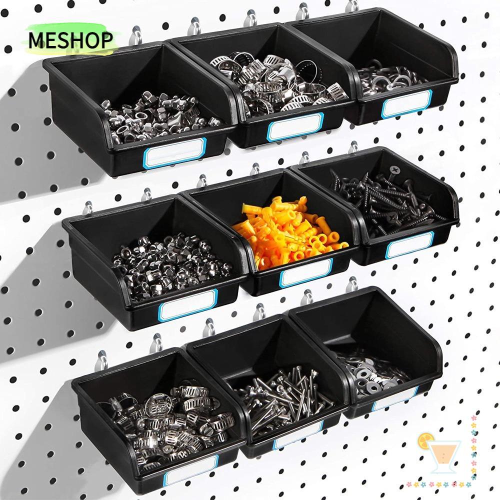 MESHOPTH ถัง Pegboard, ตะขอ PP Pegboard, อุปกรณ์จัดระเบียบ