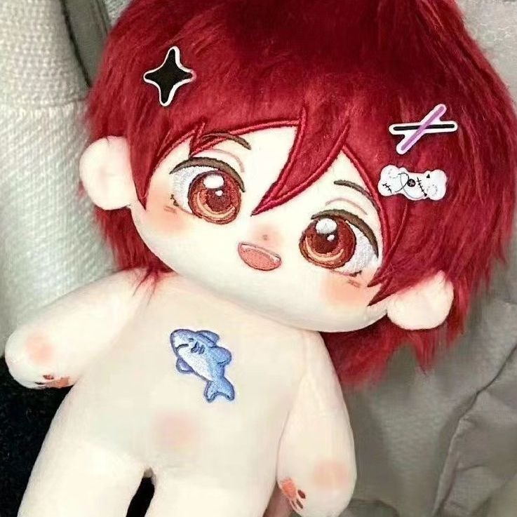 Men Swimming Club FREE & baby Shark Rin Matsuoka Attibute 20 ซม.ผ้าฝ้ายตุ๊กตาน่ารักตุ๊กตา 86FV
