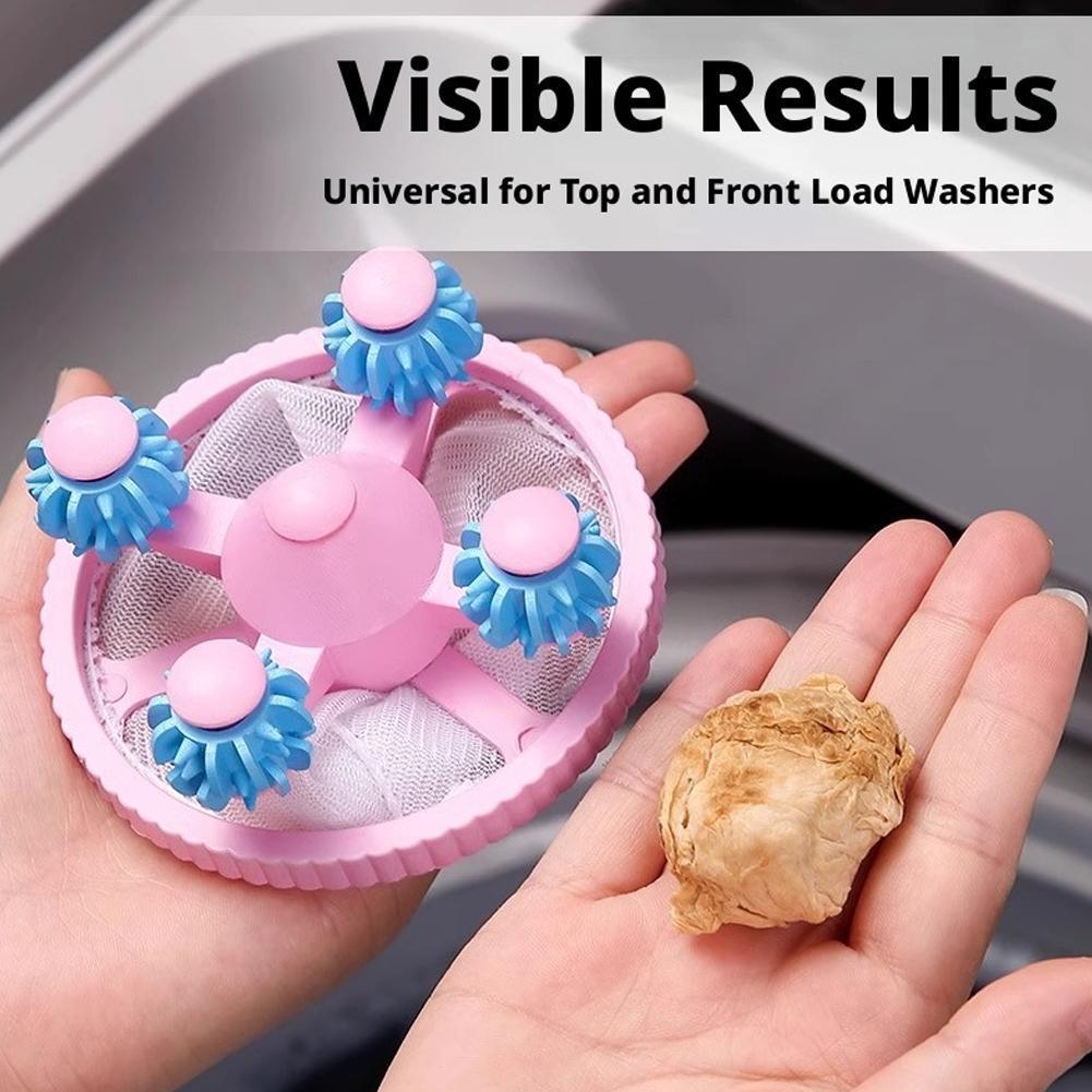 เครื่องซักผ้าแบบใช้ซ้ําได้ Hair Catcher สัตว์เลี้ยงขนสัตว์ Lint ทําความสะอาดซักรีดกรอง J2r6