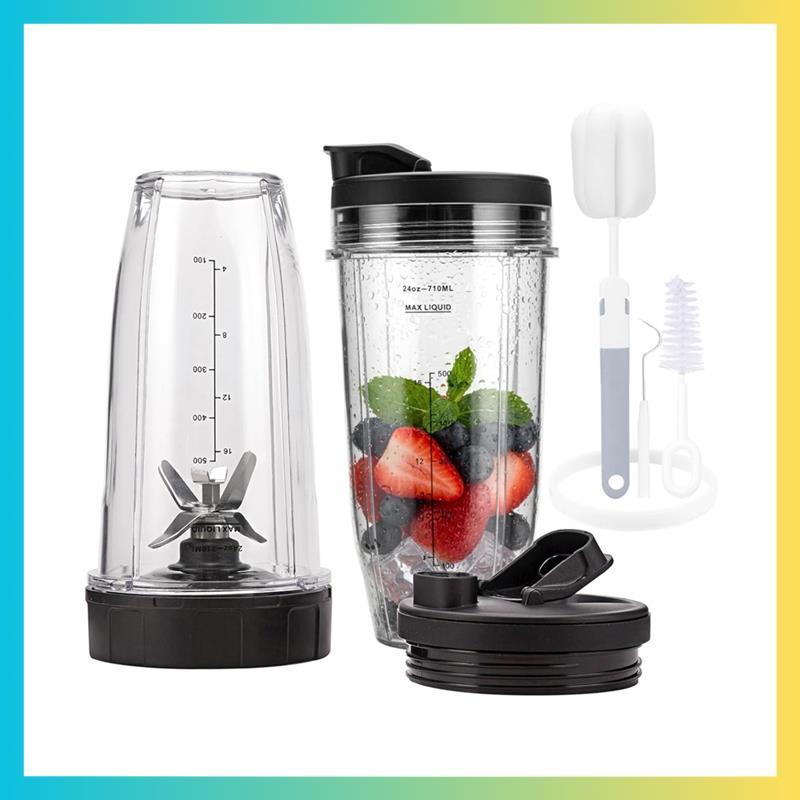 สําหรับอะไหล่เครื่องปั่น 24oz ถ้วยเครื่องปั่นพร้อมฝาปิด Sip & Seal สําหรับรุ่น BN401 BN751 BN801 BL4