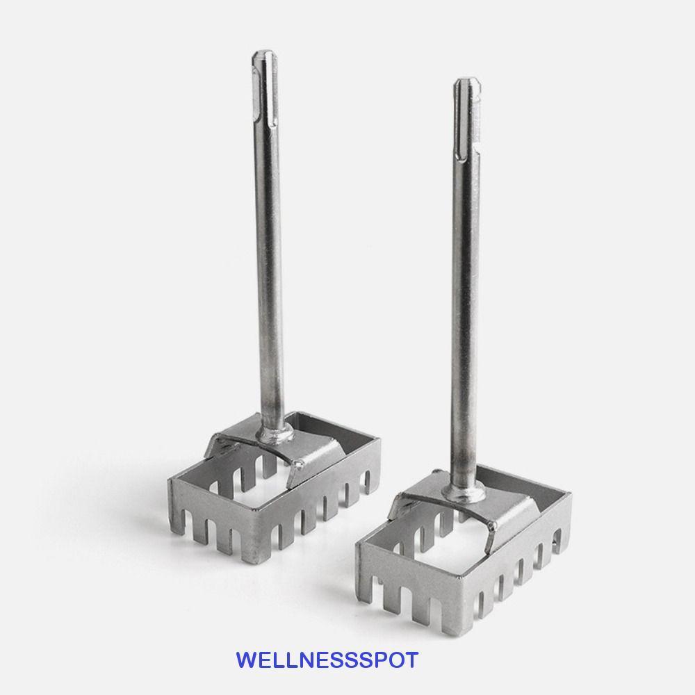 WELLNESSSPOT เครื่องตัดรูสี่เหลี่ยม, Punch Square-handle 4 Pits Square Socket Puncher, Slotting Quic