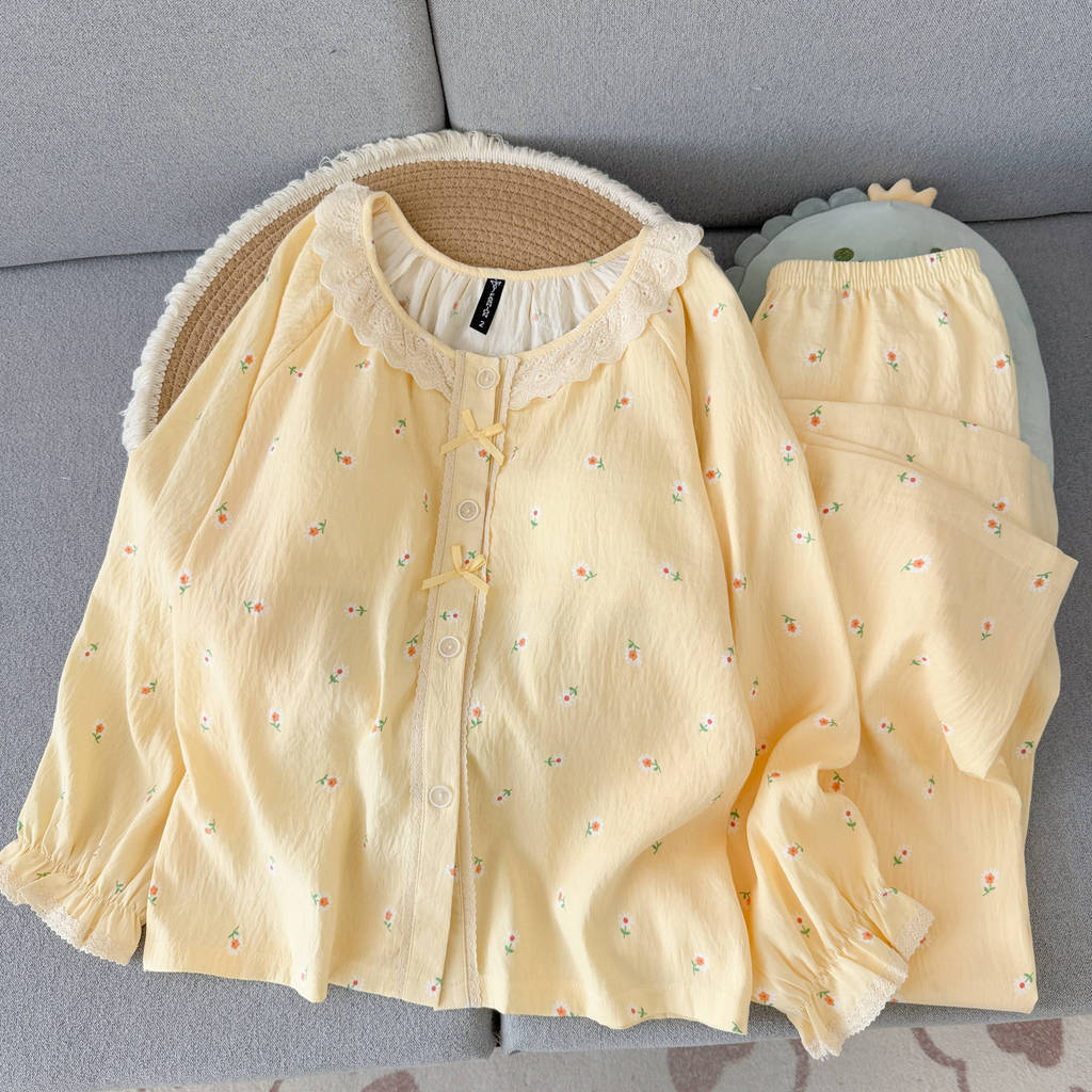Viral ร้อน pijamas ผู้หญิง cloud cotton ในตัวชุดชั้นในชุดหวานน่ารักสวมใส่ออก homesleepwer