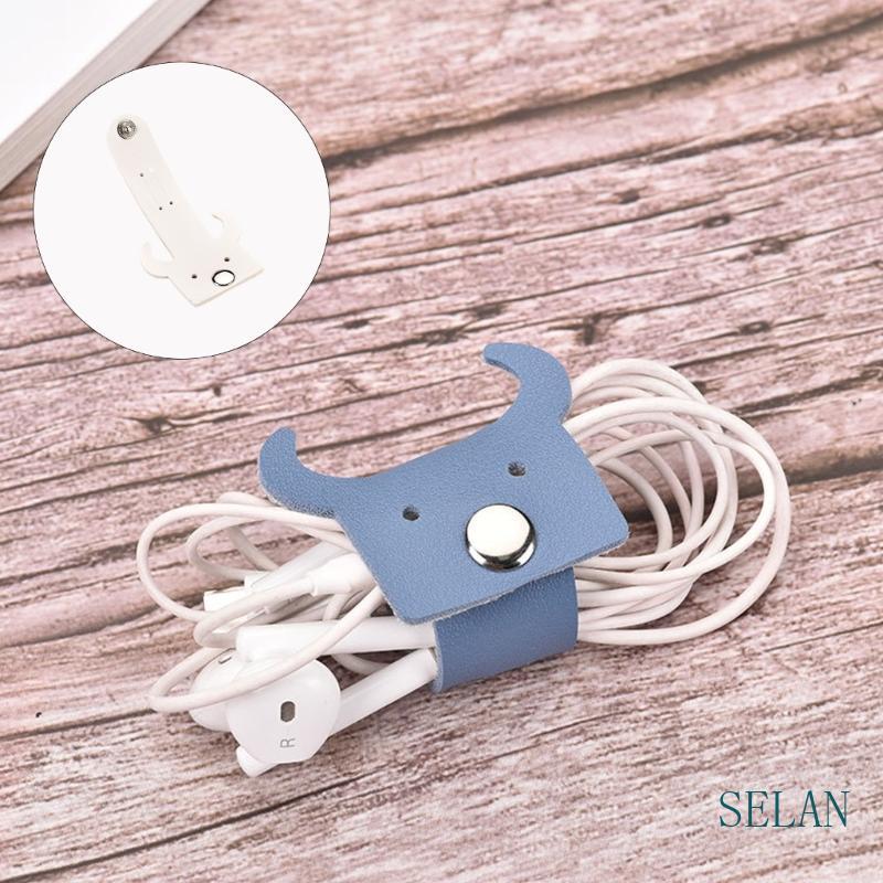 SEL สายหนังสาย USB หนัง PU สายโทรศัพท์ Tie สายชาร์จ USB