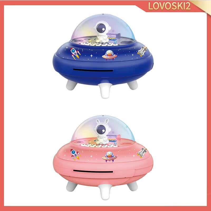 [Lovoski2] Space Ship Piggy Bank อิเล็กทรอนิกส์เงินธนาคารของเล่น Secure รหัสผ่านเหรียญเครื่องออมทรัพ