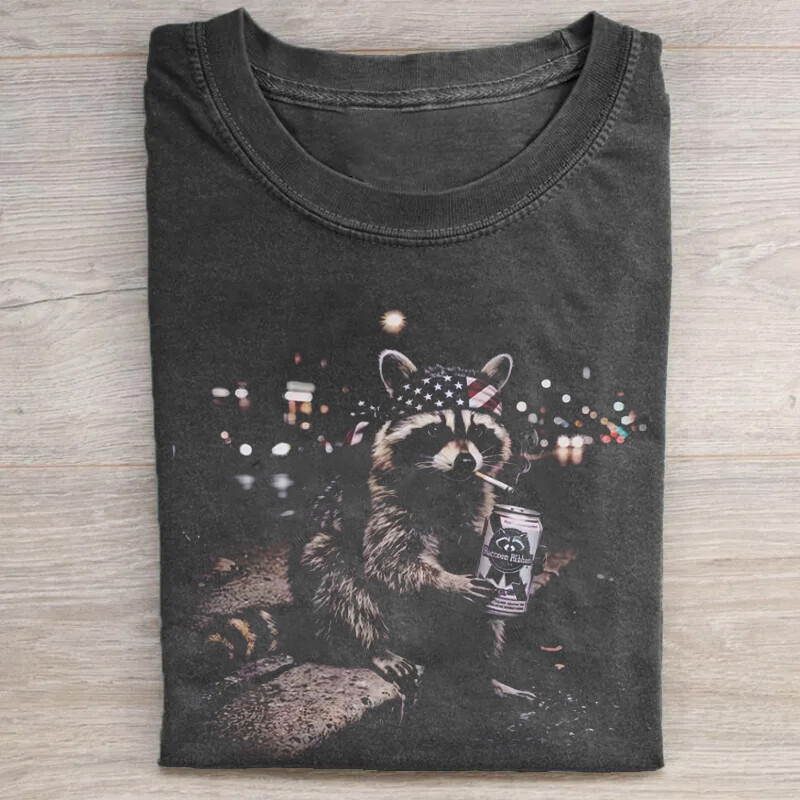 ตลก 4th of July Beer เสื้อยืด