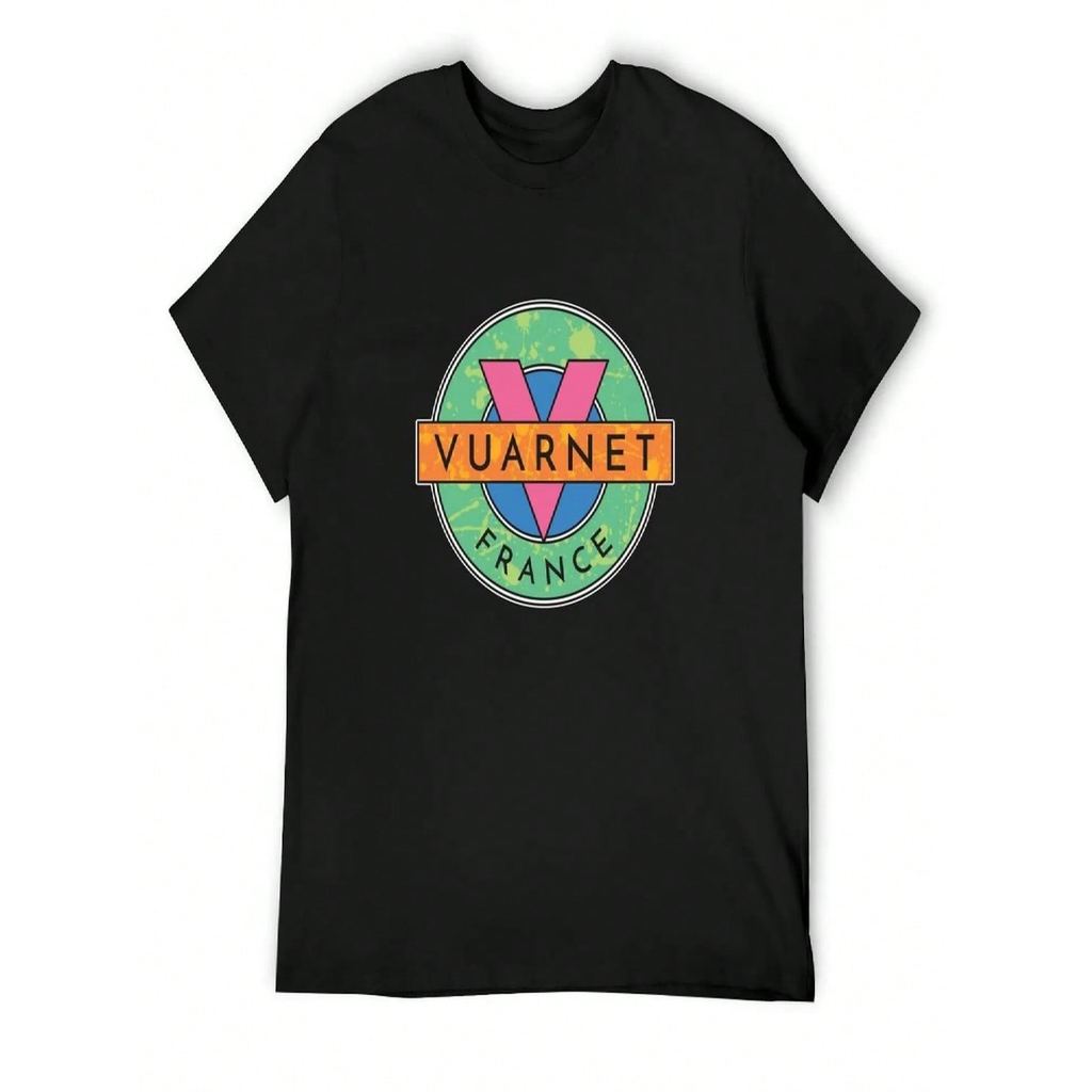 Vintage French Vuarnet-France แว่นตากันแดดเสื้อยืด Tees Vintage เสื้อผ้าสีฟ้ากราฟิกเสื้อผู้ชายเสื้อก