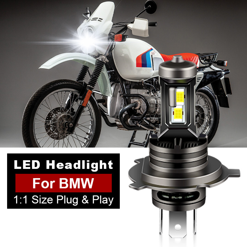 1/2PCS H4 Hi/Lo Beam สําหรับ BMW R80 R100 1970s-1990s 9003 ไฟหน้ารถจักรยานยนต์สําหรับ BMW K75 K100 1