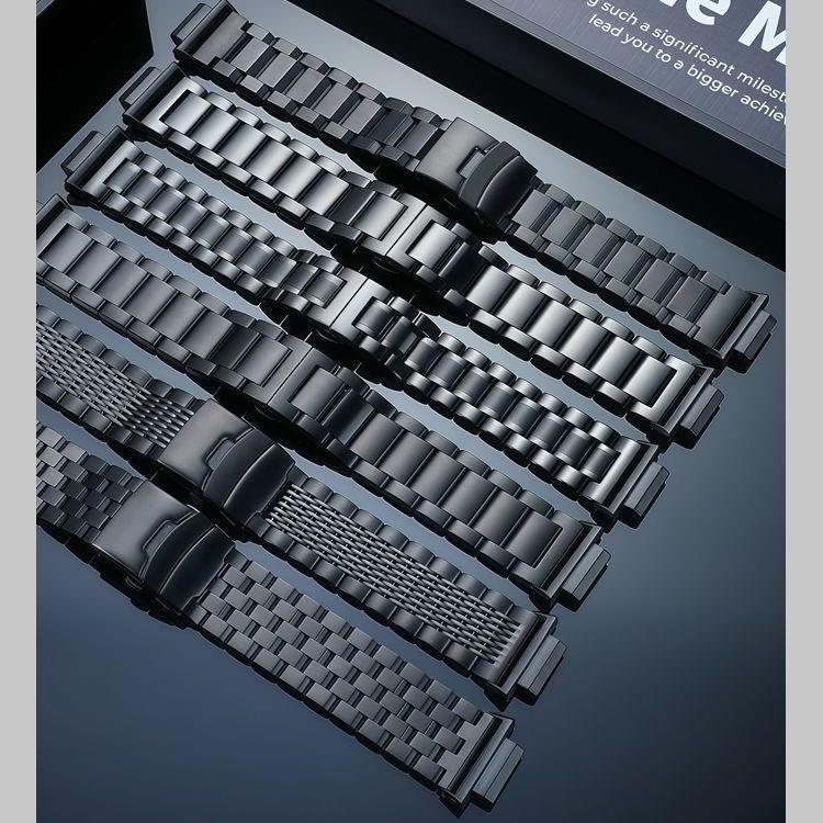 สายรัดเหมาะสําหรับ Casio GA-2100/2110 GA-B2100 สายนาฬิกาสแตนเลสสายเหล็ก
