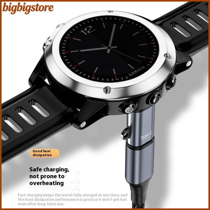 Big 1 ชิ้น Smart Watch Chargering Converter สําหรับ Fenix 7 7X 5S 6 6X 6S PRO Type C อะแดปเตอร์ชาร์จ