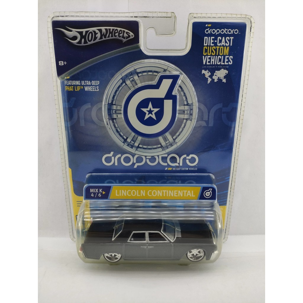 Hot Wheels Lincoln Grey Blue LINCOLN CONTINENTAL dropstars (Meteorite) Series [คําอธิบายสินค้า] Linc