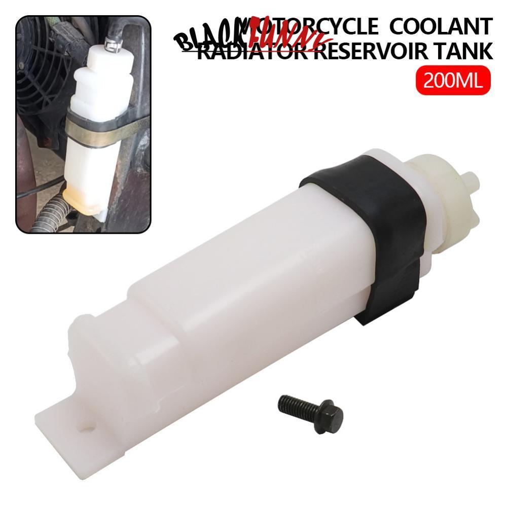 BLACKFUNNY Universal ถังน้ําเครื่องยนต์รถจักรยานยนต์ Antifreeze Overflow ขวดกาต้มน้ํา 200ml สําหรับ 