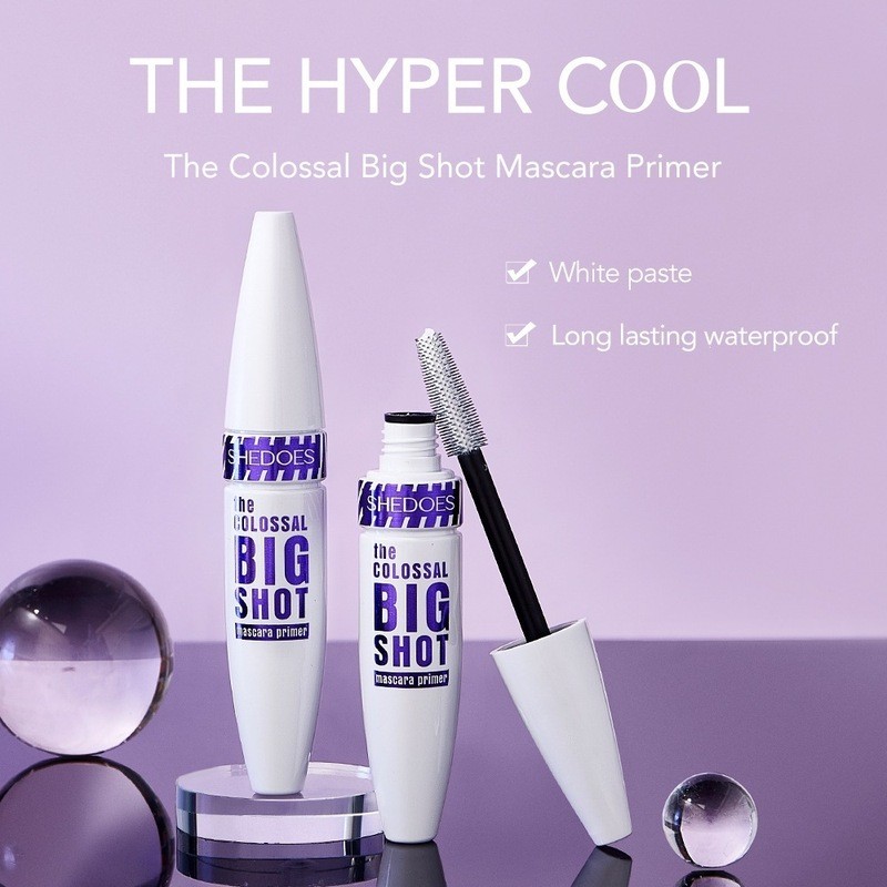 SHEDOES Curling Stying Non-Smudge Waterproof White Base Mascara 0901