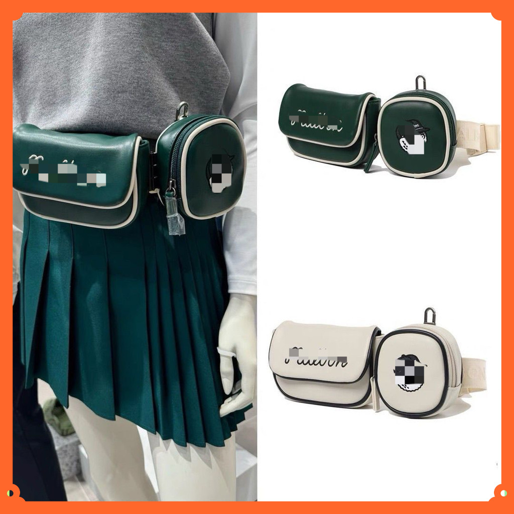 กระเป๋าคาดเอวกอล์ฟ Golf Waist Bag กระเป๋าใส่เครื่องวัดระยะกอล์ฟ กระเป๋าสไตล์เกาหลี อุปกรณ์กอล์ฟ พกพากันน้ำ แยก 2 ชิ้น สำหรับนักชายหญิง