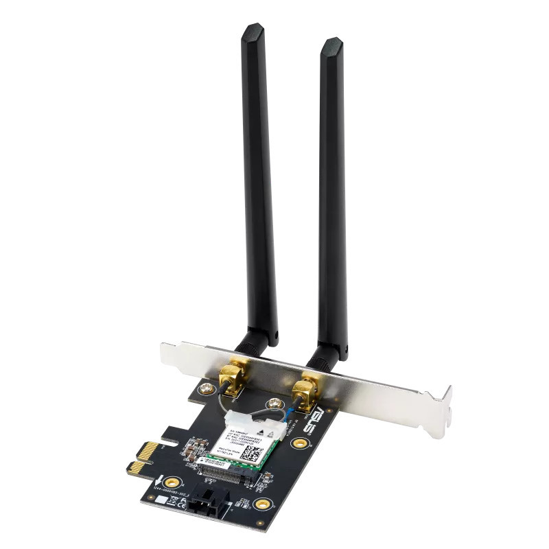ASUS PCE-BE6500 BULK PCI-E Adapter WiFi 7 Bluetooth 5.4  สินค้าไม่มีกล่อง รับประกันสินค้า 3 ปี
