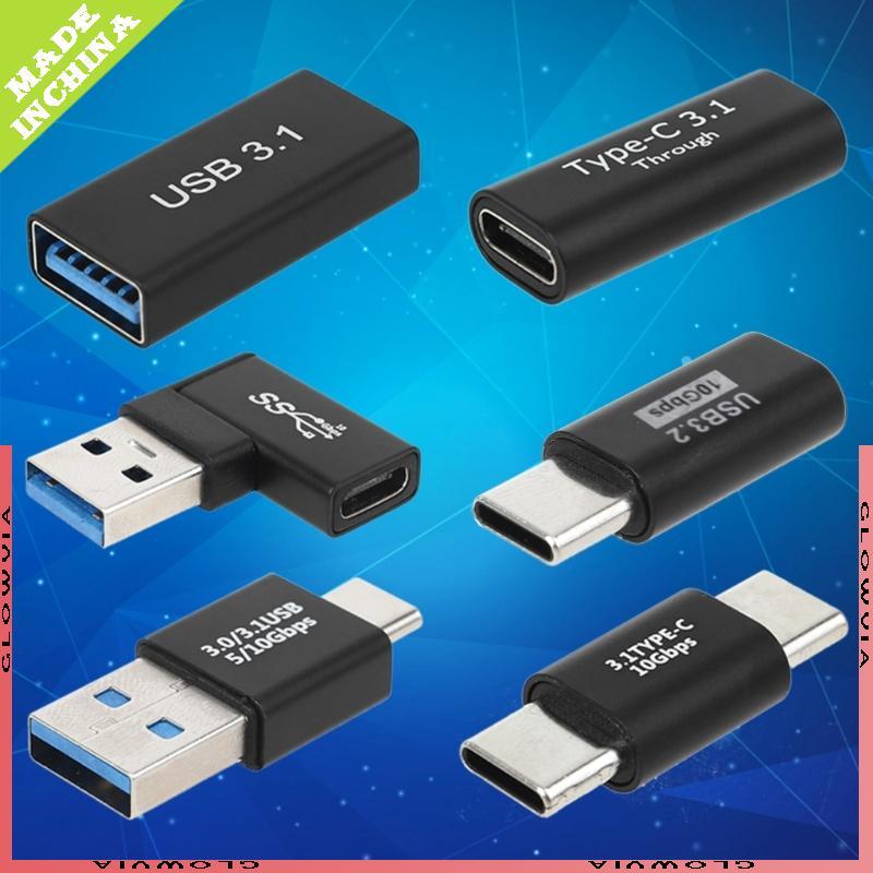 GLO OTG USB C ถึง Type C ชายหญิงชาร์จข้อมูล Converter Connector USB C ถึง Type C ชายหญิง Converter C