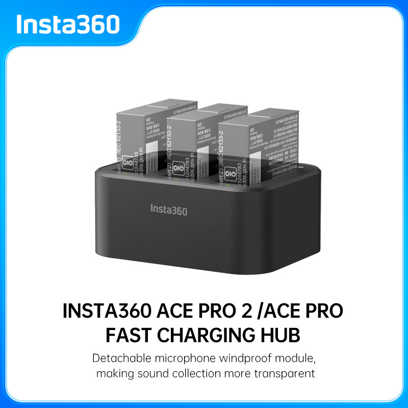 Original Insta360 Ace Pro 2 Fast Charge Hub สําหรับ Insta360 Ace/Ace Pro/Ace Pro 2