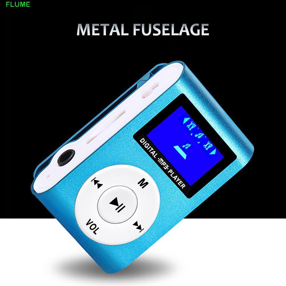 FLUME MP3 เครื่องเล่นเพลงแบตเตอรี่ลิเธียมของขวัญที่ดีที่สุดสนับสนุน 32GB TF Card แฟชั่นเครื่องเล่นเพ