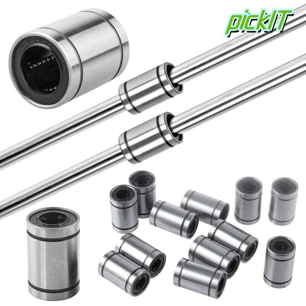 PICKIT บูชเหล็กโครเมียมสําหรับเครื่องพิมพ์ CNC Part LM3UU LM4UU LM5UU LM6UU