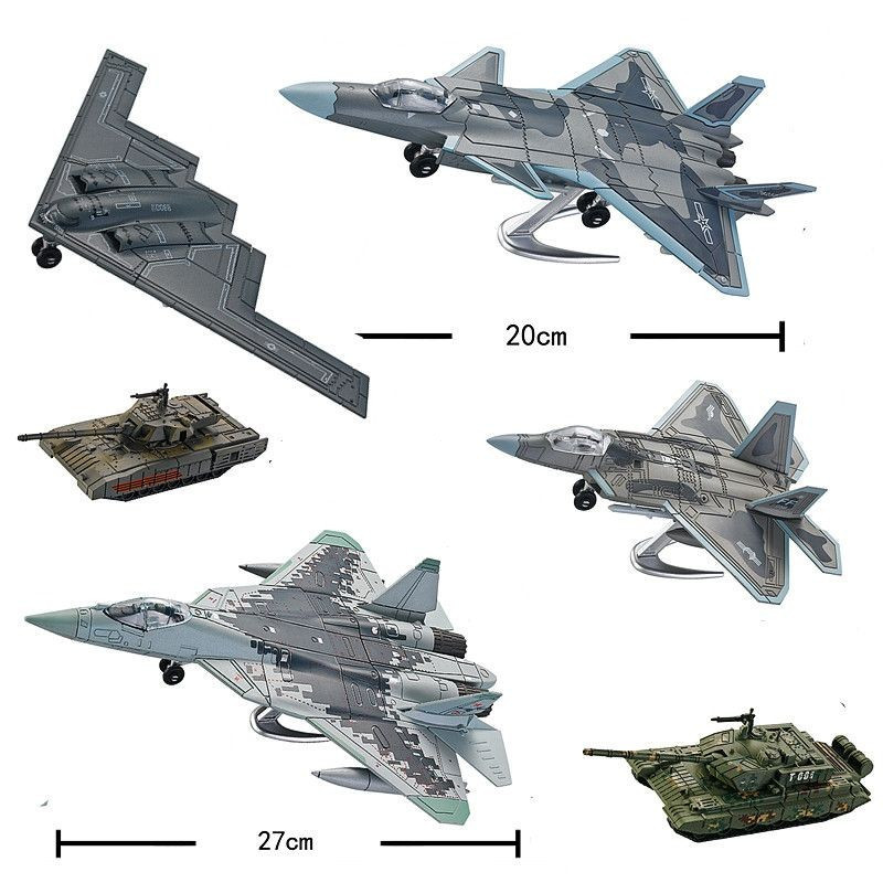 ทหาร Fighter su57 Su 57 เครื่องบิน B2 ประกอบ J-20 Building Block ของเล่นเครื่องประดับถัง Boy Gift26.