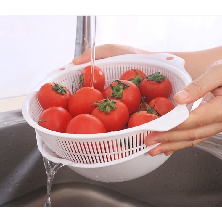 Plastic Kitchen Strainer And Bowl Set
