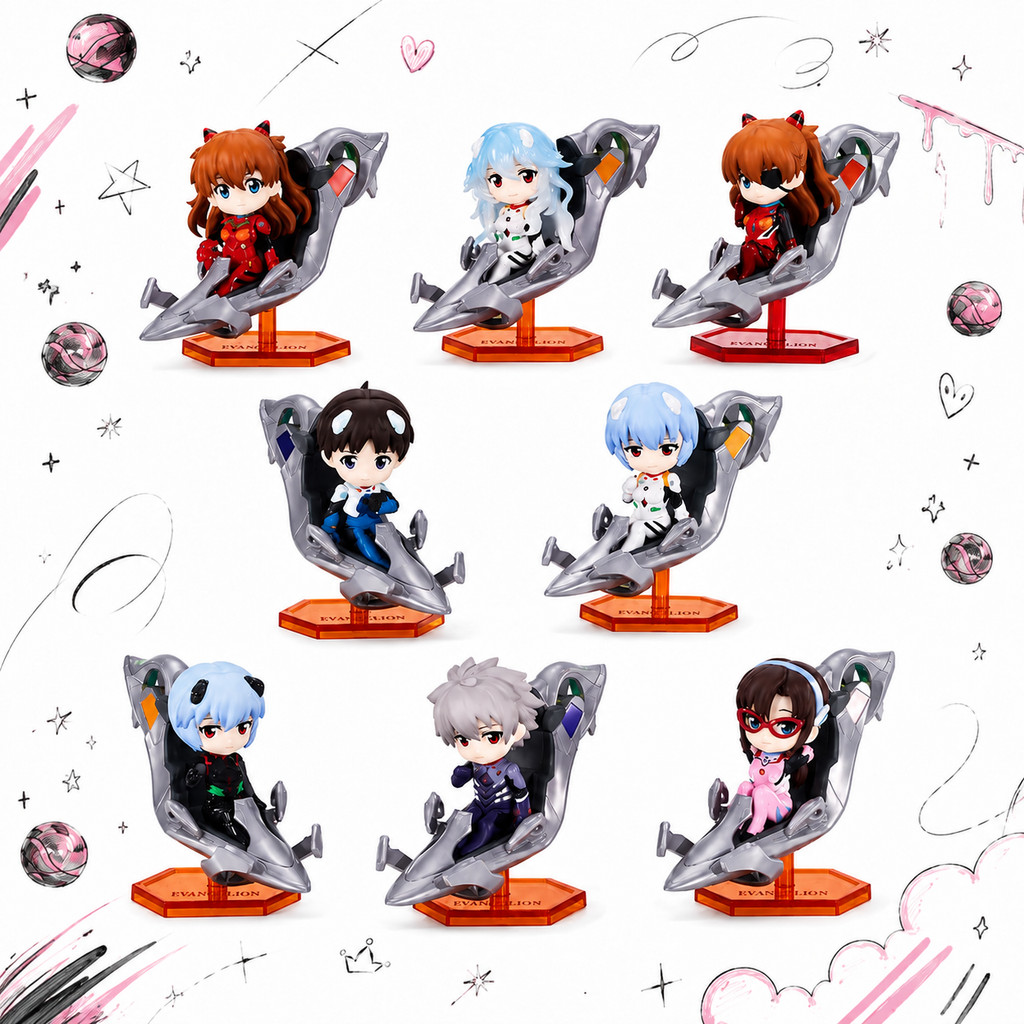รีsonance GONG! Neon Genesis Evangelion Driver Series กล่องปริศนาฟิกเกอร์ EVA