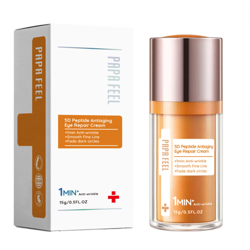 ลดราคาPAPA FEEL Eye Repair Cream Under Eye Cream ลบ Puffiness & Eye Bags 5D Peptid
