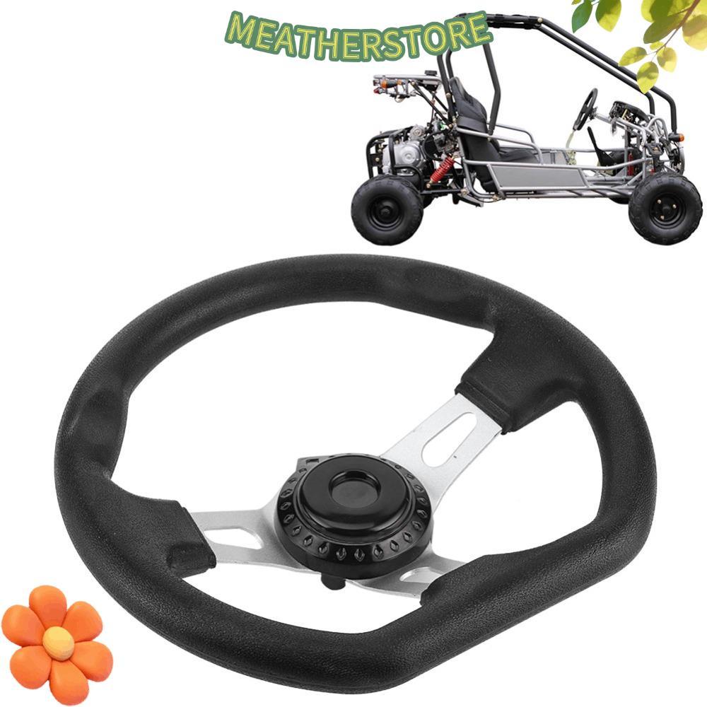 KEATHS Buggy Racing พวงมาลัย, 270 มม./10.63in เส้นผ่านศูนย์กลาง Quick Release Hub Go Kart พวงมาลัย, 