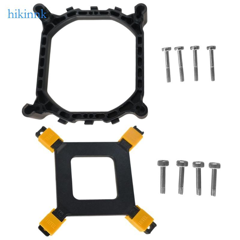 HIKI CPU Cooler พัดลมยึดสําหรับ LGA 1150 1151 1155 1156 1366 1700 เมนบอร์ดคอมพิวเตอร์ซ็อกเก็ต Cooler