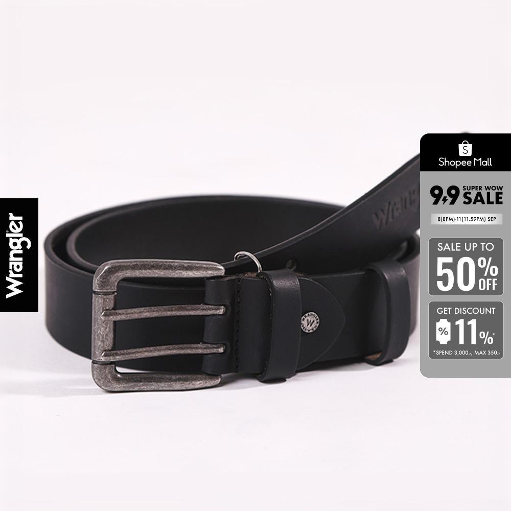 WRANGLER เข็มขัดผู้ชาย รุ่น WR F425MBELN26 สีดำ