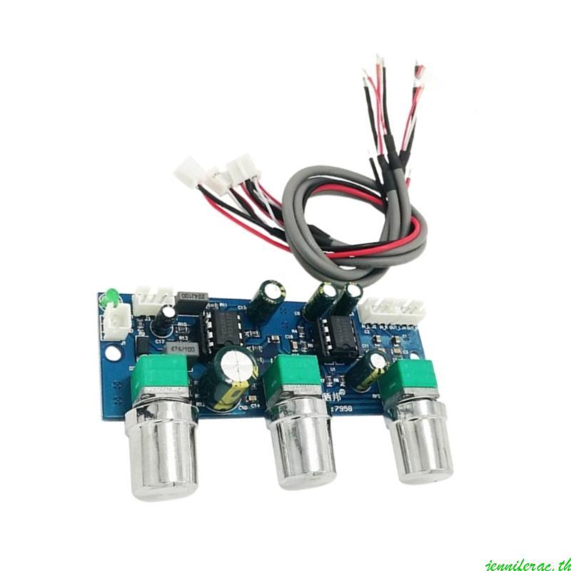 Jenniferac NE5532 2 1CH Preamp โมดูล Passive Tone Control และวงจรกรองซับวูฟเฟอร์