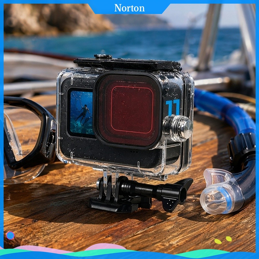 ❦HW เคสดําน้ําใต้น้ําป้องกันสําหรับอุปกรณ์เสริมสําหรับกล้อง GoPro12/11/10/9