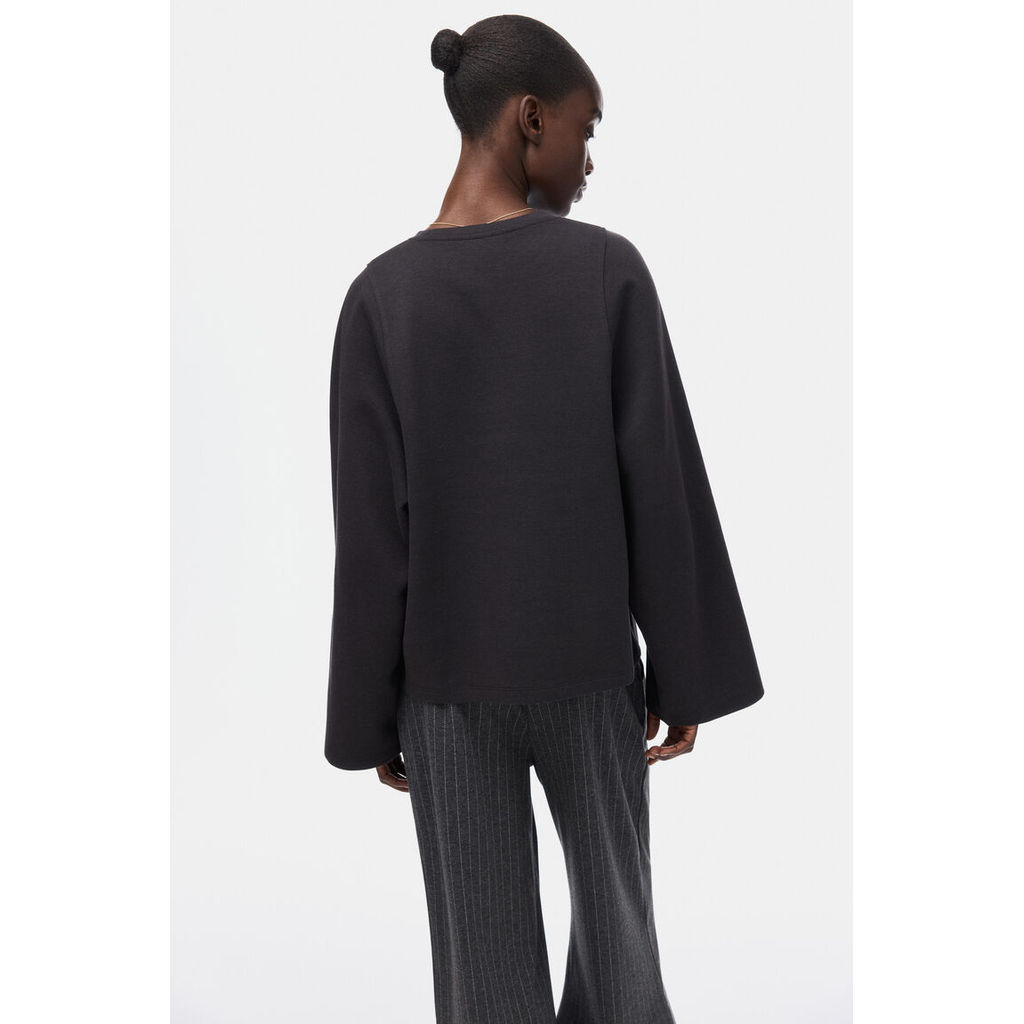 H&M توب نسائي إنترلوك واسع — صورة 4
