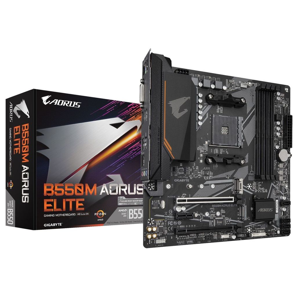 ยี่ห้อใหม่ Gigabyte B550MARUSELITE ประติมากรรม DDR4 เมนบอร์ดเกม AMD เมนบอร์ดยี่ห้อใหม่แท้