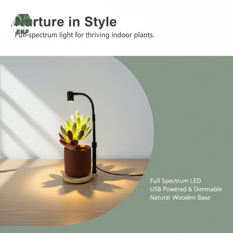 [EKP] Full Spectrum Grow Light Lamp สําหรับการเจริญเติบโตของพืช ling Micro Landscape Aquarium Lighti