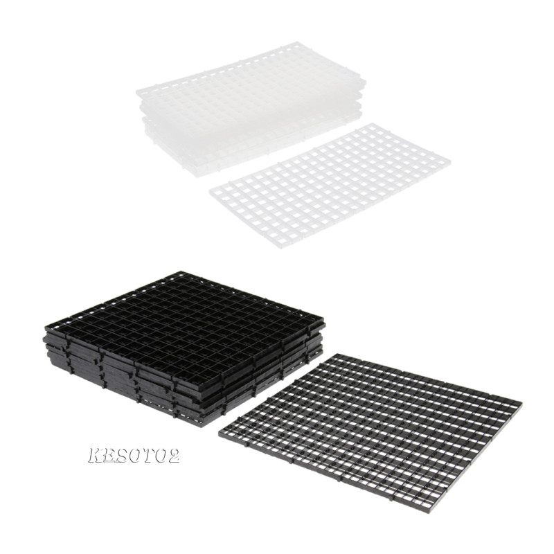 [Kesoto2] 10x Aquarium Fish Tank Divider Filter Patition (2 สี) กึ่งโปร่งใส