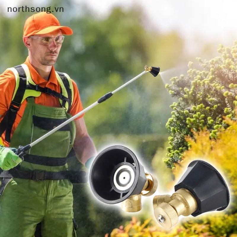 NOR การเกษตรแรงดันสูง Air Vortex ing หัวฉีดปรับ Water Outlet หัวฉีดสําหรับดอกไม้หญ้าสวน Sprinkle VN