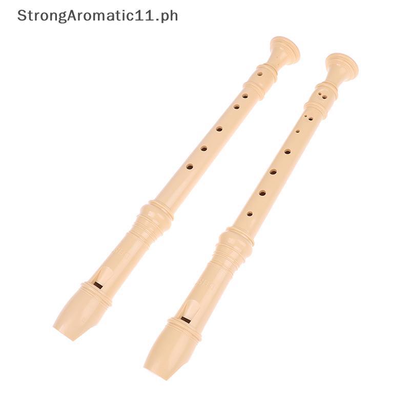 StrongAromatic 1 PC Professional Treble ขลุ่ย 6/8 หลุม Soprano Recorder ABS Clarinet เสียงง่ายปรับเค