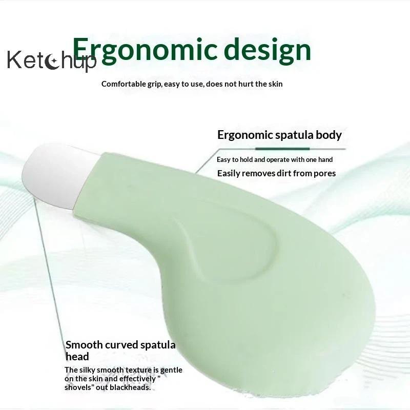 [Ktchup-t] Pimple Extractor Blahead Remover เครื่องมือทําความสะอาดผิวหน้าที่ปลอดภัยอ่อนโยนพร้อมหมวกป