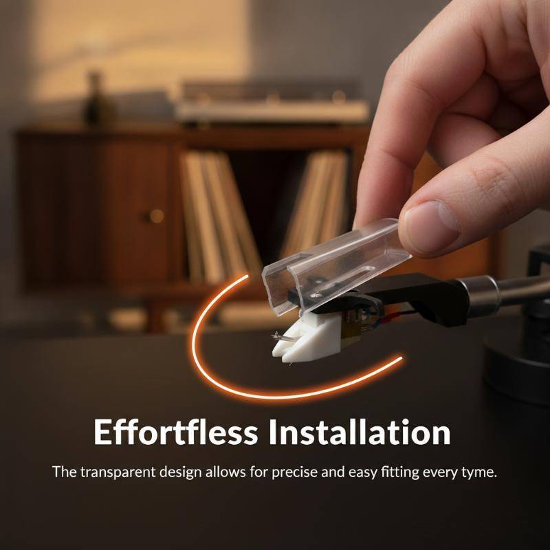 StrongAromatic Stylus เข็มทนต่อการสึกหรอพลาสติกเปลือกป้องกันป้องกันฝุ่น Fit สําหรับ Ortofon OM 5E 3E