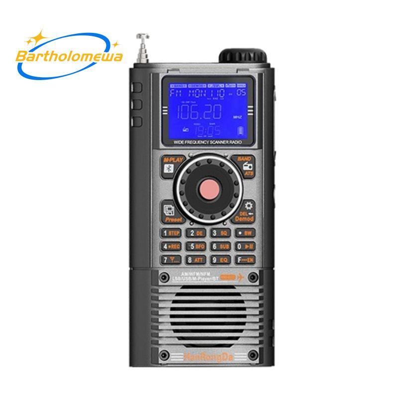 bartholomewaHanRongDa -A330 Full-Band FM//SW Portable Radio Receiver, Wideband Design รองรับ SSB, AI
