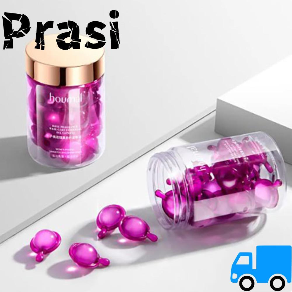 PRASI Plant Extracts Keratin Oil, Essential Oil Capsules ซ่อมแซมผม Rose Capsules น้ํามันหอมระเหยผม, 