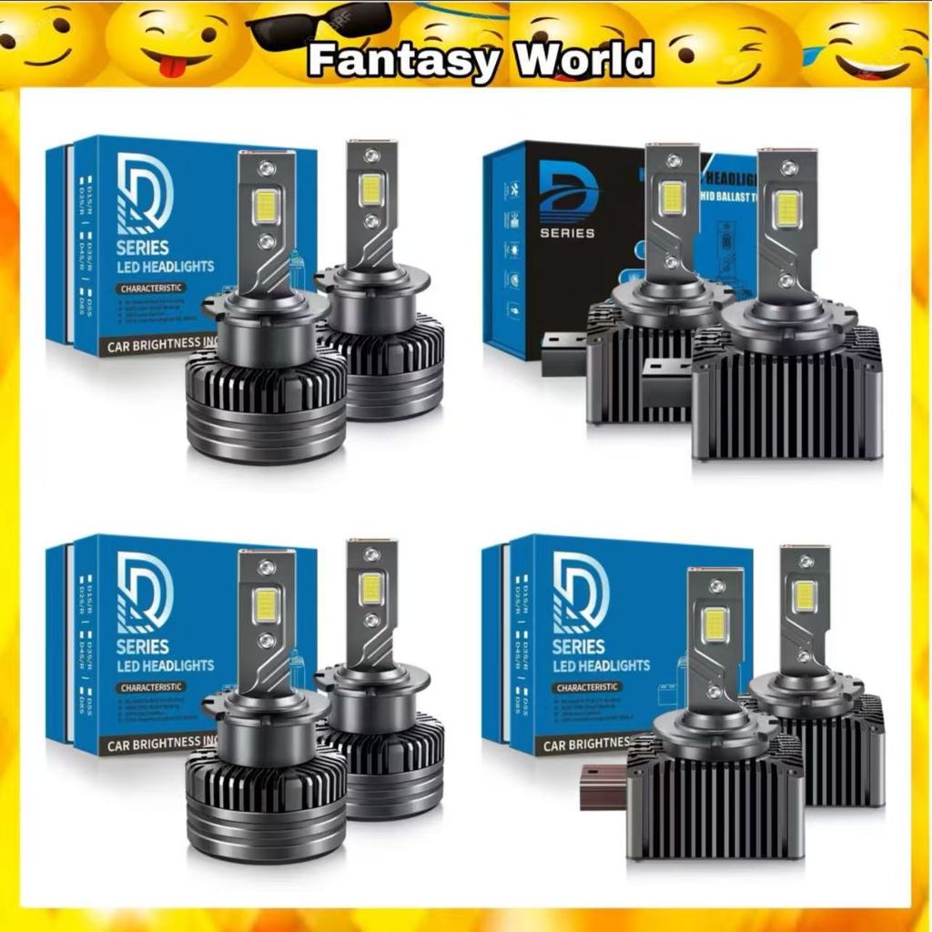 2PCS D-Series รถ LED 1:1 Match ไฟหน้าไฟหน้า D1S D2S D3S D4S D5S D8S Super Bright Canbus LED PLUG & P