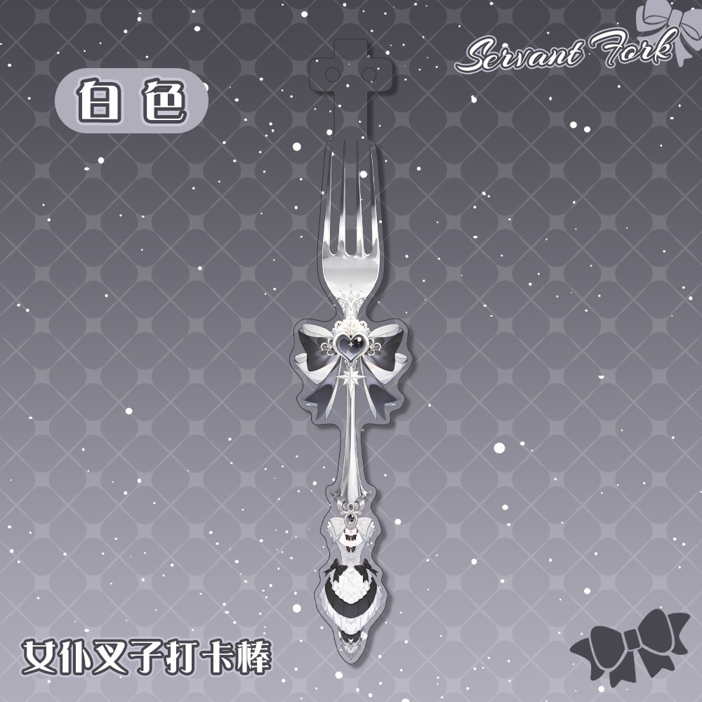 Snail Meow พัดลมแม่บ้านส้อมบาร์ Badge Punch Stick Punch Stick อะคริลิค Gumei Storage 9.9