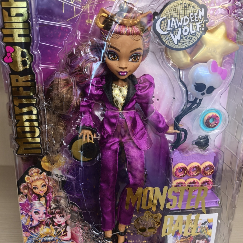 จัดส่งในวันเดียวกัน Monster High Monster High School Wolf Girl Prom Party Doll Mattel Toy Doll