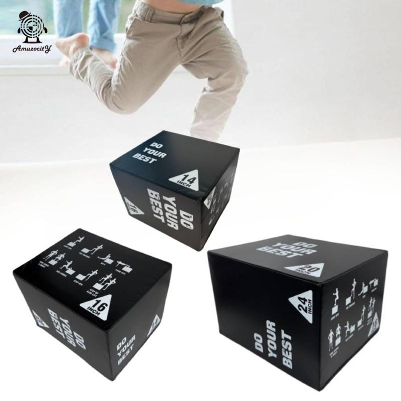 [Amuzocity] กล่องความคล่องตัวกระโดดมัลติฟังก์ชั่น EPE โฟม Plyo กล่องสําหรับ Home Gym Bodyweight ออกก