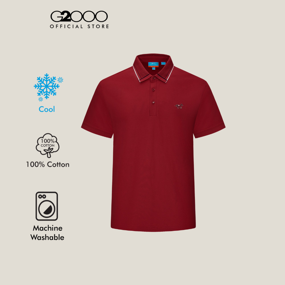 G2000 เสื้อโปโลสำหรับผู้ชาย Smart Fit รุ่น 5914004226 สีแดง